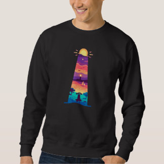 Sweatshirt Embrasse-moi amour au coucher du soleil femme et f