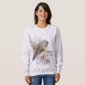 Sweatshirt Embrassez la citation de la faune sauvage avec la  (Devant entier)