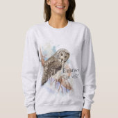 Sweatshirt Embrassez la citation de la faune sauvage avec la  (Devant)