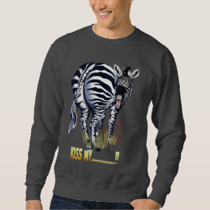 Sweatshirt Embrassez le mon….! ! chemises de zèbre