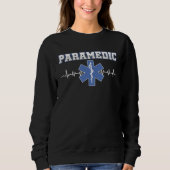 Sweatshirt Emergency Assistant Paramedic Emergency Service (Devant)