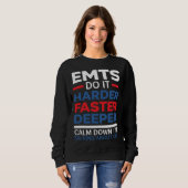 Sweatshirt Emergency Medical Technician Healthcare EMT Parame (Devant entier)