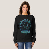 Sweatshirt Emergency Nurse and ED Tech Emergency Department (Devant entier)