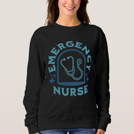 Sweatshirt Emergency Nurse and ED Tech Emergency Department (Devant)