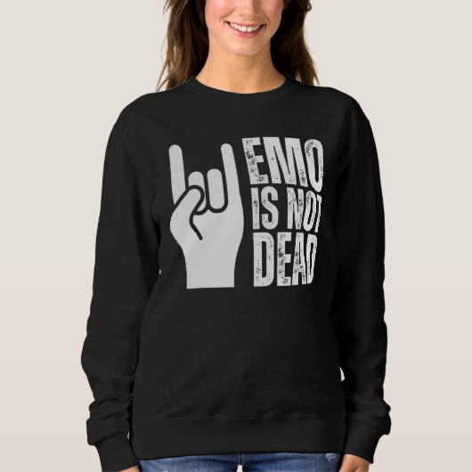 Sweatshirt EMO IS NOT DEAD It Was Never Just A Phase, It's A (Devant)