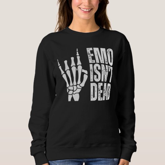 Sweatshirt EMO N'EST PAS MORT Ce n'était jamais qu'une phase (Devant)