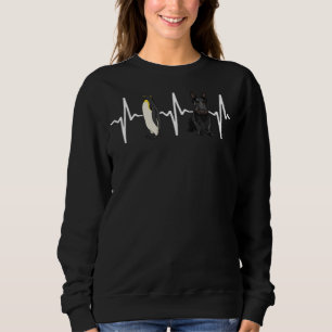 Sweatshirt Empereur Penguin Scottish Terrier Heartbeat Chien