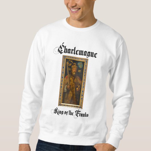 Sweatshirt Empire romain germanique Charlemagne (Devant)