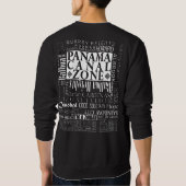 Sweatshirt Emplacement de la zone du canal de Panama (Dos)