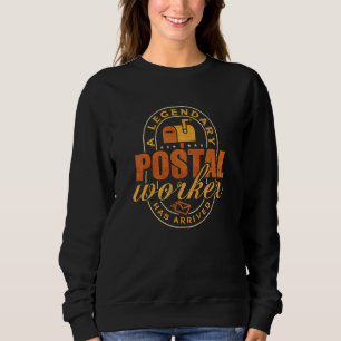 Sweatshirt Employé de poste à la retraite légendaire Mailma