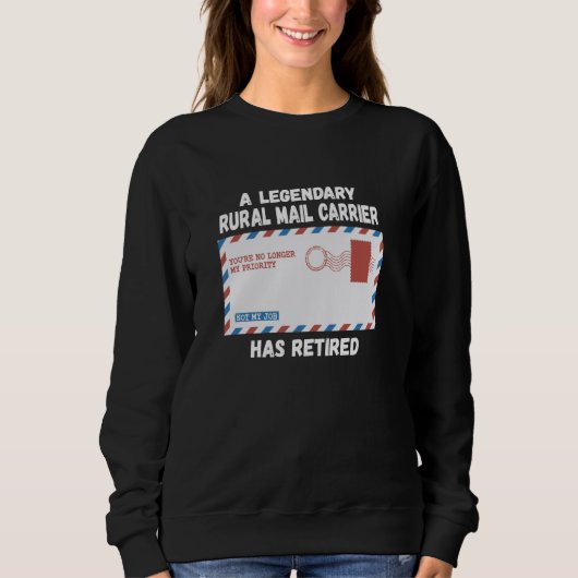 Sweatshirt Employé de poste retraité (Devant)