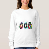 Sweatshirt Empowered & Stylish : Women's Graphic Tee" (Devant)