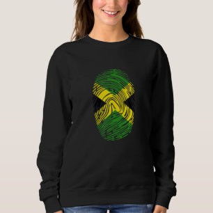 Sweatshirt Empreinte ADN du drapeau du pays Jamaïque