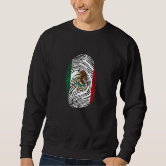 Sweatshirt Empreinte ADN du drapeau du pays Mexique