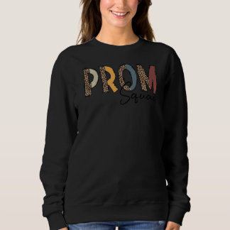 Sweatshirt Empreinte de léopard de la brigade du Prom