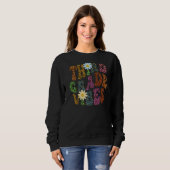 Sweatshirt Empreinte de léopard VIBES DE TROISIÈME CLASSE Pro (Devant entier)