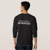 Sweatshirt Empreintes Carbone - Anthropocène (Dos entier)