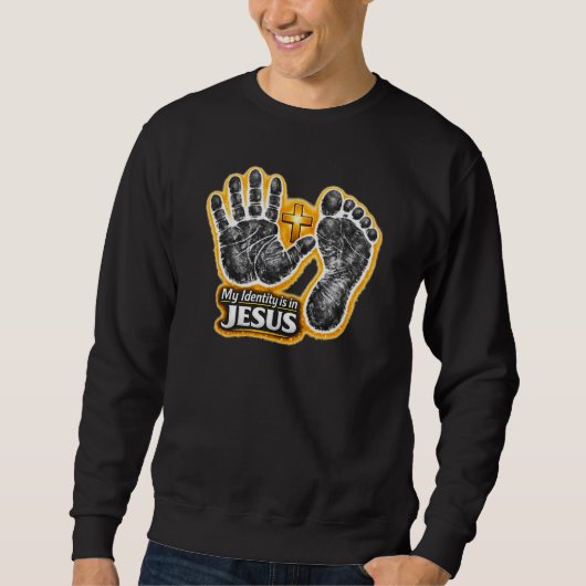 Sweatshirt Empreintes d'identité (Devant)
