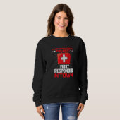 Sweatshirt Emt Aid Kit Ems Ambulance Police Paramedic First (Devant entier)