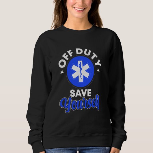 Sweatshirt EMT EMS Paramedic First Responder Ambulance (Devant)