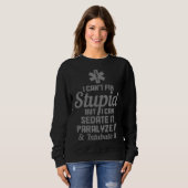 Sweatshirt EMT Fix Stupid Paramedic EMS Emergency Medical Fun (Devant entier)