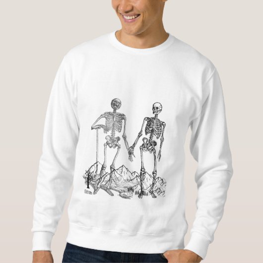 Sweatshirt en art de squelette (Devant)