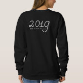 Sweatshirt En attendant Père Noël Ho ! Ho ! Ho ! Vacances d'h (Dos)