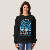 Sweatshirt En Avril Nous Portons Sensibilisation sur l'autism (Devant entier)