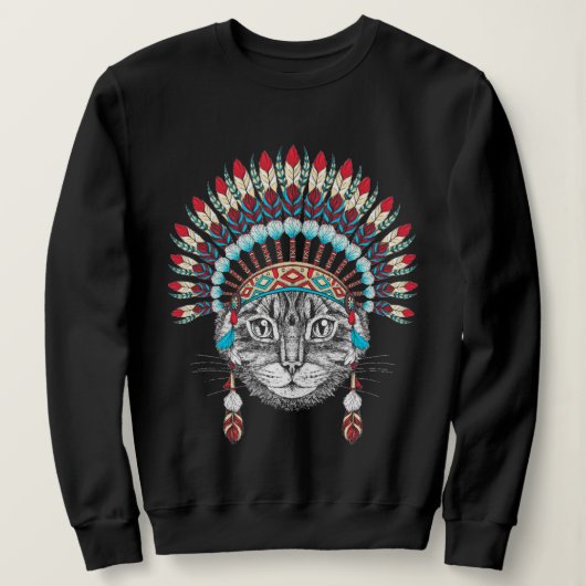 Sweatshirt en chef du chat (Design devant)