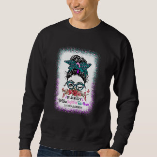 Sweatshirt En Janvier Nous Portons rose vif turquoise et viol