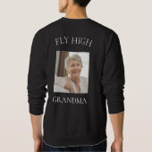 Sweatshirt En mémoire d'amour photo grand-mère (Dos)