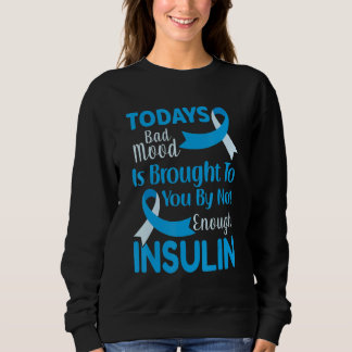 Sweatshirt En Novembre Nous Portons Bleu Diabétique T1d T2d D