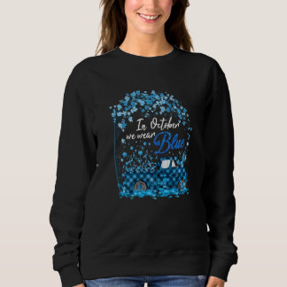 Sweatshirt En Novembre, Nous Portons Blue Truck Diabète Sensi