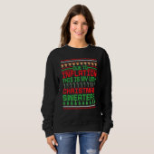 Sweatshirt En raison de l'inflation, c'est mon pull moche (Devant entier)