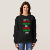 Sweatshirt En raison de l'inflation, voici mon pull de Noël m (Devant entier)