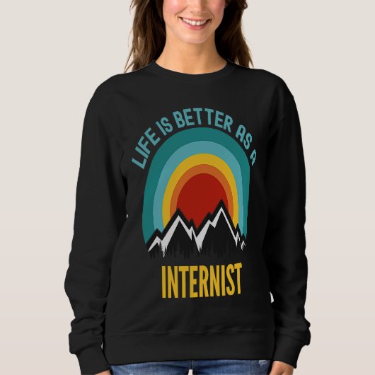 Sweatshirt En tant qu'interniste (Devant)