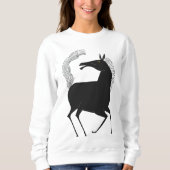 Sweatshirt Encre parlant de fantasy V01 CHEVAL (Devant)