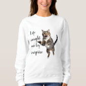 Sweatshirt Energetic Cat Leap (Devant)