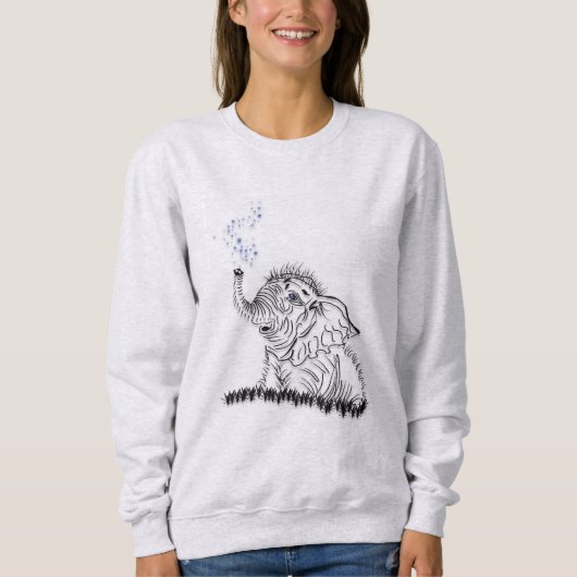 Sweatshirt Énergie éléphante (Devant)
