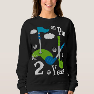 Sweatshirt Enfants 1er Anniversaire Golf Funny Golfer 1 An Ga