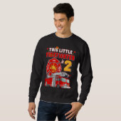 Sweatshirt Enfants 2 ans pompier Anniversaire Feu Tr (Devant entier)