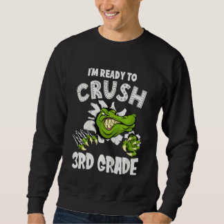 Sweatshirt Enfants 3e année Retour à l'école Alligator Crocod