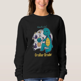 Sweatshirt Enfants Big Brother Cow & Tortoise Expectant Broth
