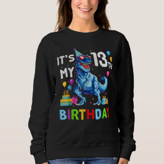 Sweatshirt Enfants C'est mon 13e anniversaire Joyeux 13 ans R