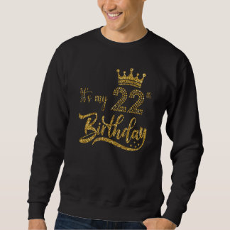 Sweatshirt Enfants C'est mon 22e anniversaire mignonne femmes