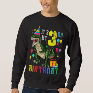 Sweatshirt Enfants C'est mon 3e anniversaire garçon 3 ans T R