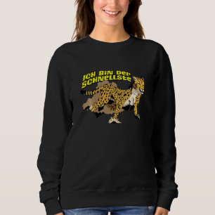 Sweatshirt Enfants Cheetah animal prédateur le plus rapide Ch
