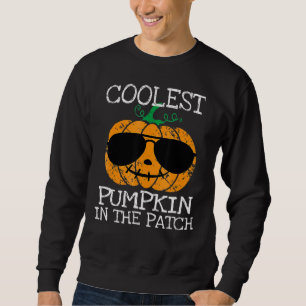 Sweatshirt Enfants Citrouille le plus frais dans le Patch Hal