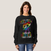 Sweatshirt Enfants Dabbing Jouet Fidget si long 4e année Grad (Devant entier)