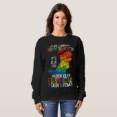 Sweatshirt Enfants Dinosaur Fidget Jouet Si Long jardin d'enf (Devant entier)